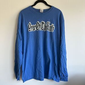 Year of The Knife Band Longsleeve Shirt Blue Size Medium No Flaws